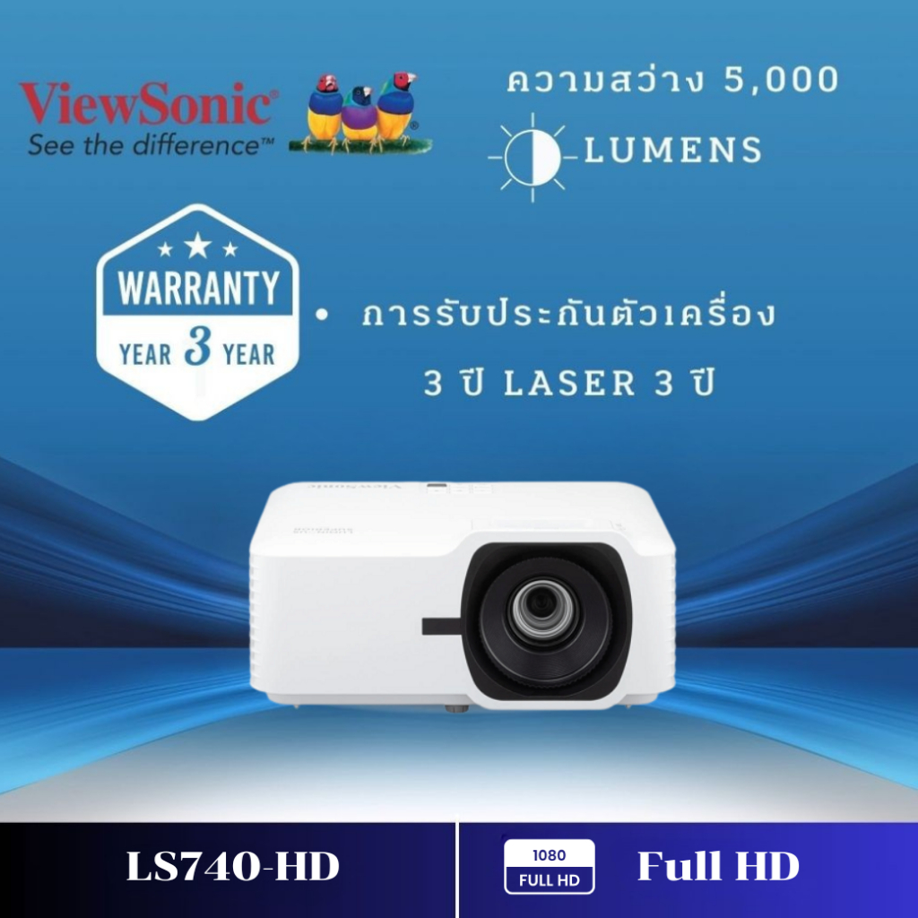 LS740 HD โปรเจคเตอร์ 1080P