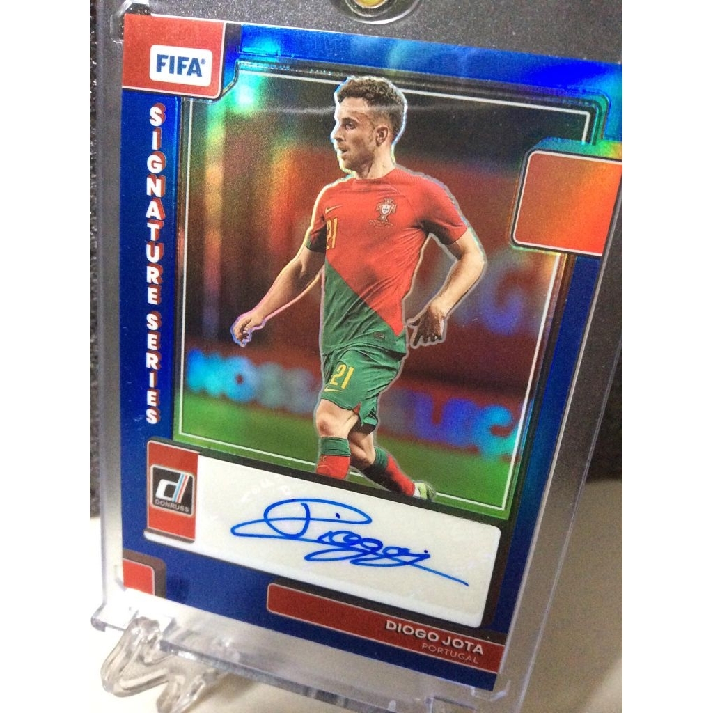 การ์ด​ฟุต​บอล​ PANINI DONRUSS​ 22-23 DIOGO JOTA /99 AUTO