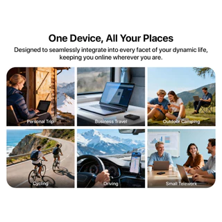 Tenda MF3/MF6 4G LTE Pocket WiFi 6 AX300 ฮอตสปอตพกพาความเร็วสูง มาพร้อมหน้าจอสี 1.44 นิ้ว พอร์ต USB-C Plug & Play