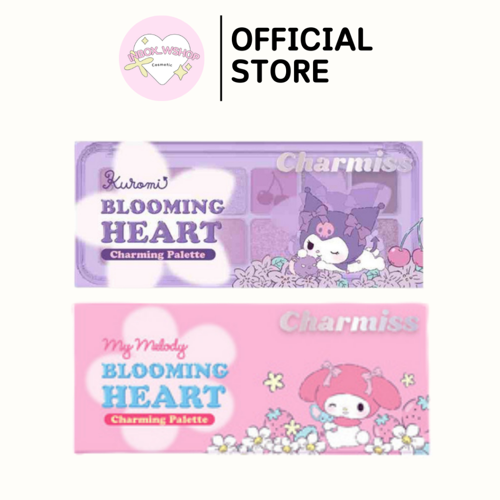 (พร้อมส่ง-ส่งไว ของแท้100%) Charmiss Blooming Heart Eye Palette