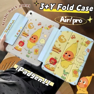 ส่งจากไทย เคสสำหรับไอแพด case ปกหนัง Gen10/11 A16 Air7/6/5/4 M3 Mini6/7 Pro11 Y-พับสําหรับipadกรณี