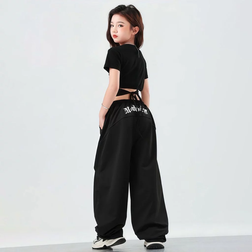Beryl kids ชุดเซ็ทเด็กผู้หญิง ชุดเต้นแจ๊ส แฟชั่นสตรีทสไตล์เกาหลี thumbnail 9