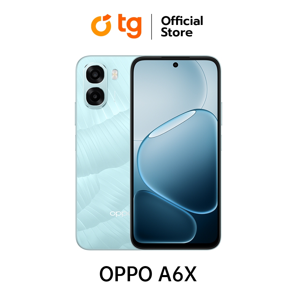 OPPO A6x 4G (4/64GB)(4/128GB) แถมฟรีประกันจอแตก (สินค้ารับประกันศูนย์ 1ปี)