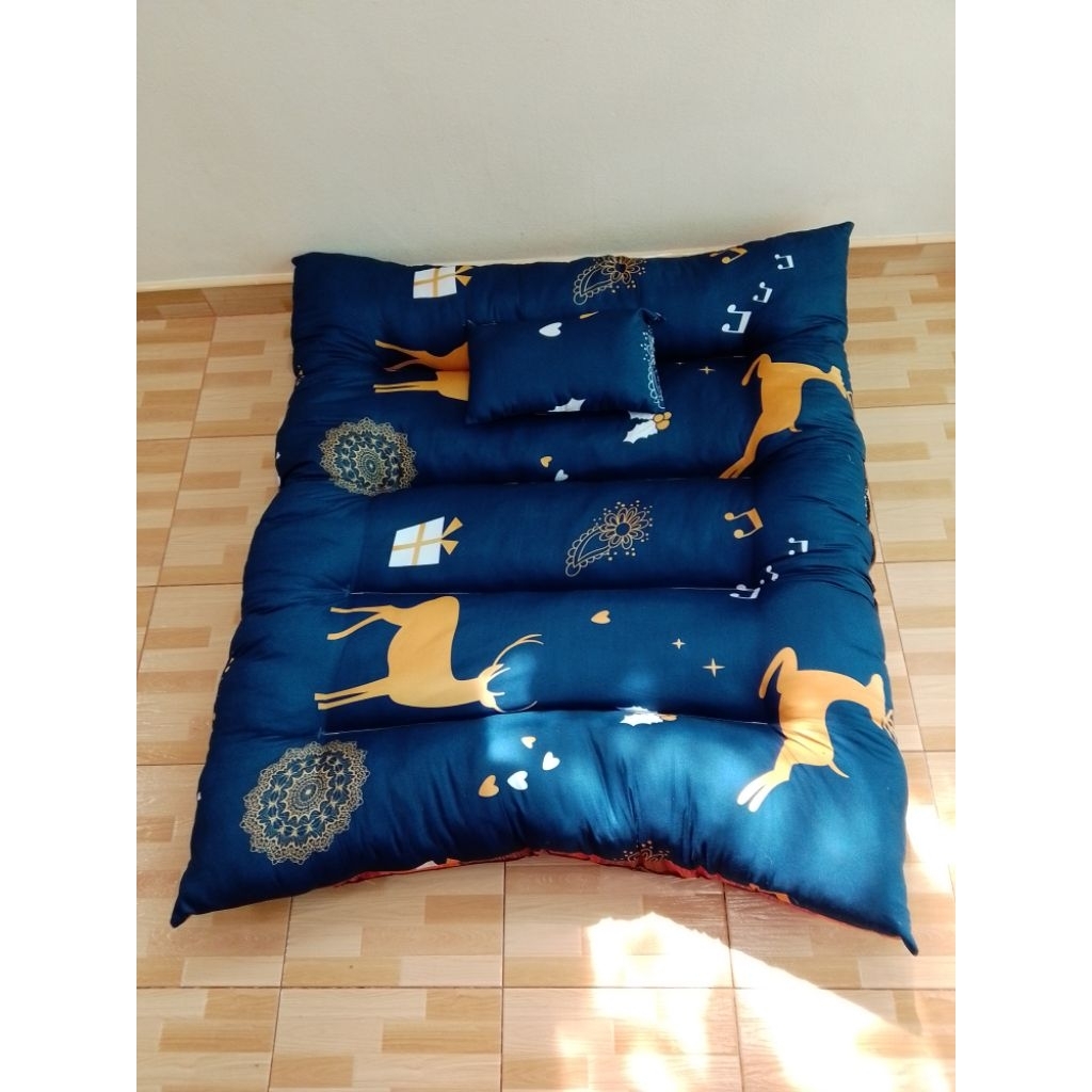 ส่งฟรี เฉพาะเบาะนวม คละสี ไม่รวมขาไม้ 95*120ซม