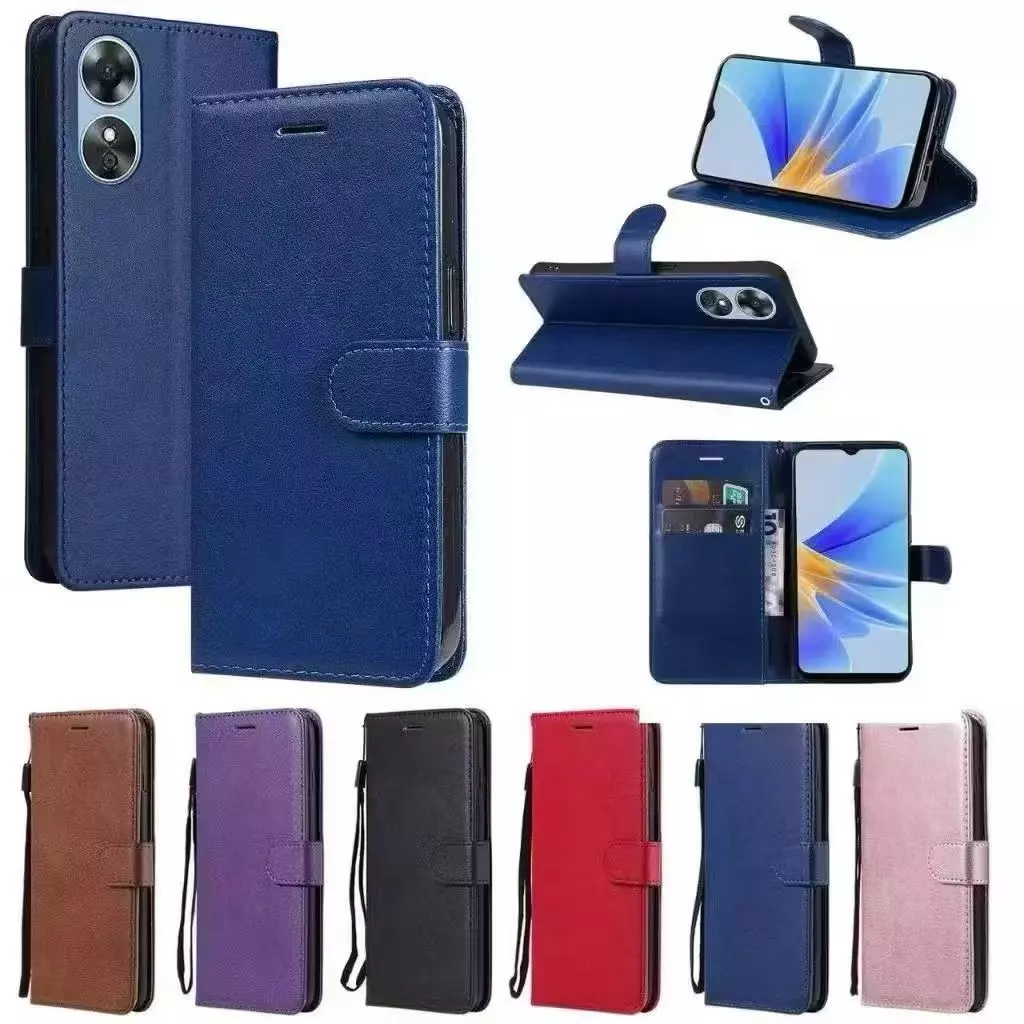 ส่งด่วน เคสกระเป๋า ฝาพับหนัง สำหรับ OPPO A38 A18 Reno14 14F 15 15F 15Pro max A60 A79 A59 A78 A58 Boss ตั้งได้ แถมสาย