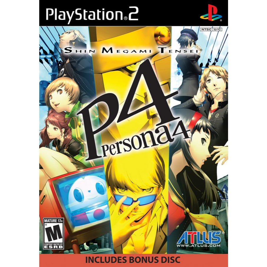 [PS2] Shin Megami Tensei : Persona 4 (1 DISC) เกมเพลทู แผ่นก็อปปี้ไรท์ PS2 GAMES BURNED DVD-R DISC