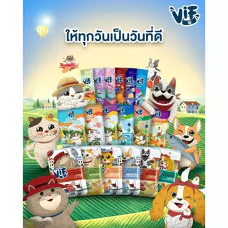 [ยกลัง 48 ซอง] VIF Felina Canino อาหารเปียกแมว เกรดพรีเมี่ยม แบบซอง 75 กรัม ไม่เติมเกลือ-สำหรับแมวทุกสายพันธุ์