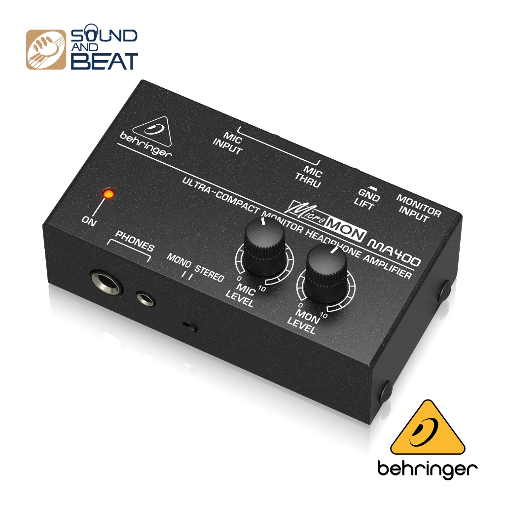 BEHRINGER MA400 Monitor Headphone Amp MA 400 MA-400 เครื่องขยายสัญญาณหูฟัง แอมป์หูฟัง