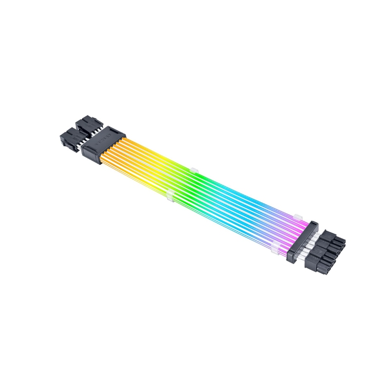 LIAN LI STRIMER WIRELESS SLEEVED CABLE (สายถัก) CPU 2×8-PIN - BLACK (PW8-1W-CPU)