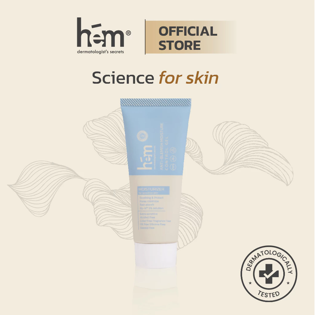 H.E.M ANTI BLEMISH MOISTURE CONTROL GEL เอช.อี.เอ็ม แอนตี้ เบลมมิช มอยเจอร์ คอนโทรล เจล 30G