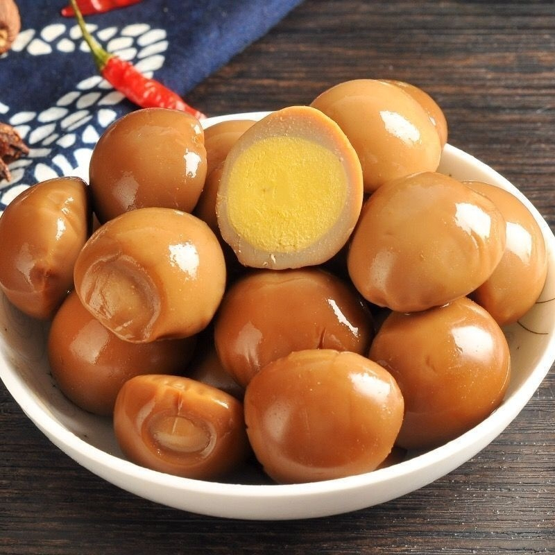 ไข่นกกระทาอบเกลือ ไข่ตุ๋น แก้หิวตอนกลางคืน เปิดถุง อาหารเคี่ยวพร้อมทาน ขนมห่อเล็ก ของว่าง ของว่างเล - รูปที่ 5