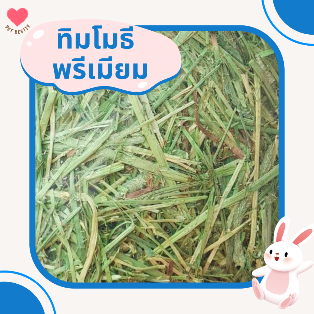 ถุงใหญ่ หญ้าทิมโมธีพรีเมียมล็อตใหม่สุดร่อนฝุ่น 4 กก.| เกรด Super Premium Plus+ เขียวมาก ใบดอกเยอะ รูปที่ 2