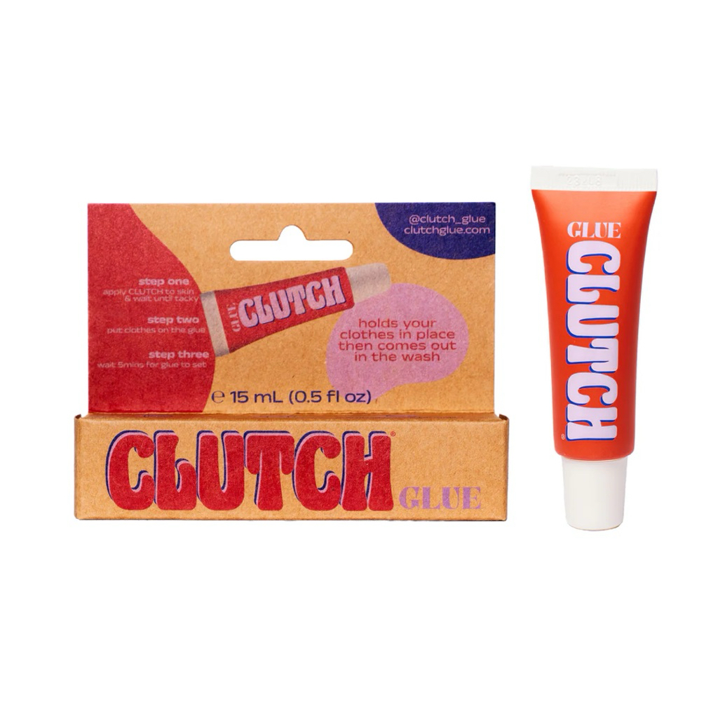 CLUTCH Glue กาวแฟชั่นกันโป๊ ติดเสื้อผ้าให้อยู่ทรง ไม่หลุด ทนเหงื่อ ล้างออกง่าย ของแท้จากออสเตรเลีย