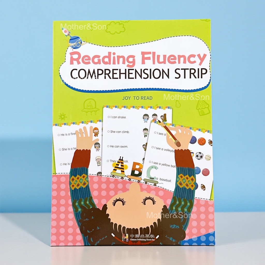 หนังสือ Reading Fluency Comprehension Strip แบบฝึกอ่านภาษาอังกฤษ สแกนคิวอาร์ เพื่อฟังเสียงอ่านได้