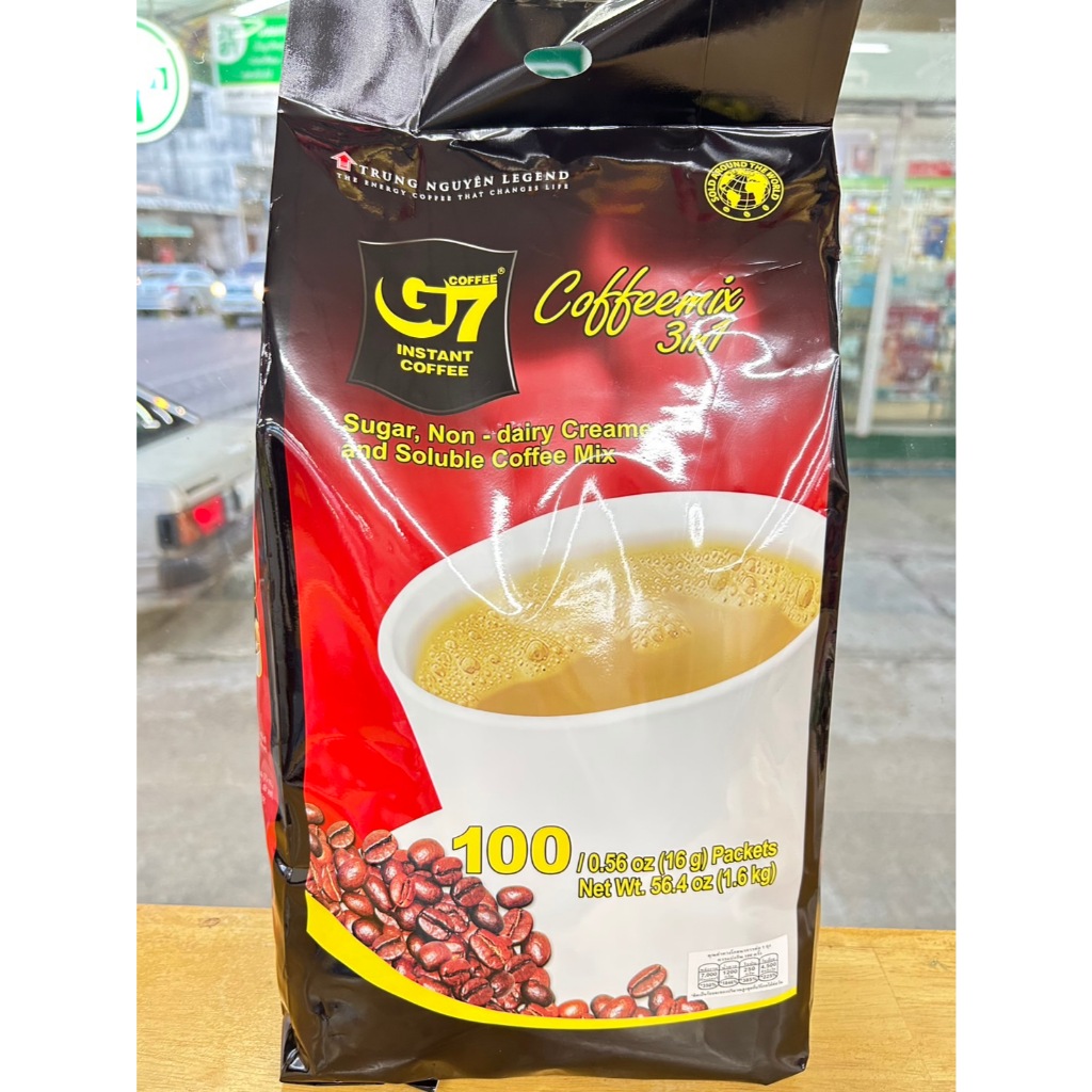 G7 3in1 instant coffee 1600g (100ซอง)