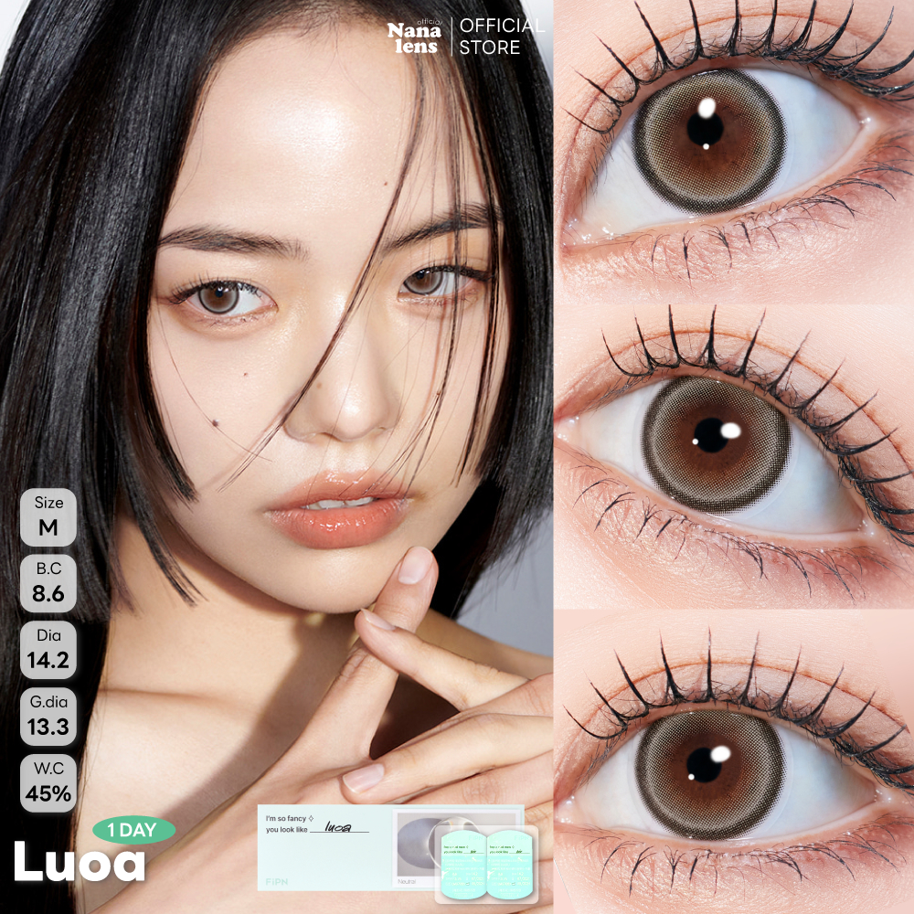 [แบ่งขาย] MYFiPN Luoa Neutral 1 Day คอนแทคเลนส์รายวัน Nanalens