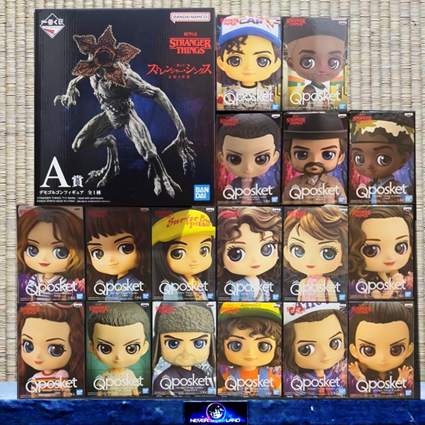 BANDAI BANPRESTO FIGURE: ICHIBAN KUJI / Q POSKET- STRANGER THINGS / สเตรนเจอร์ ธ