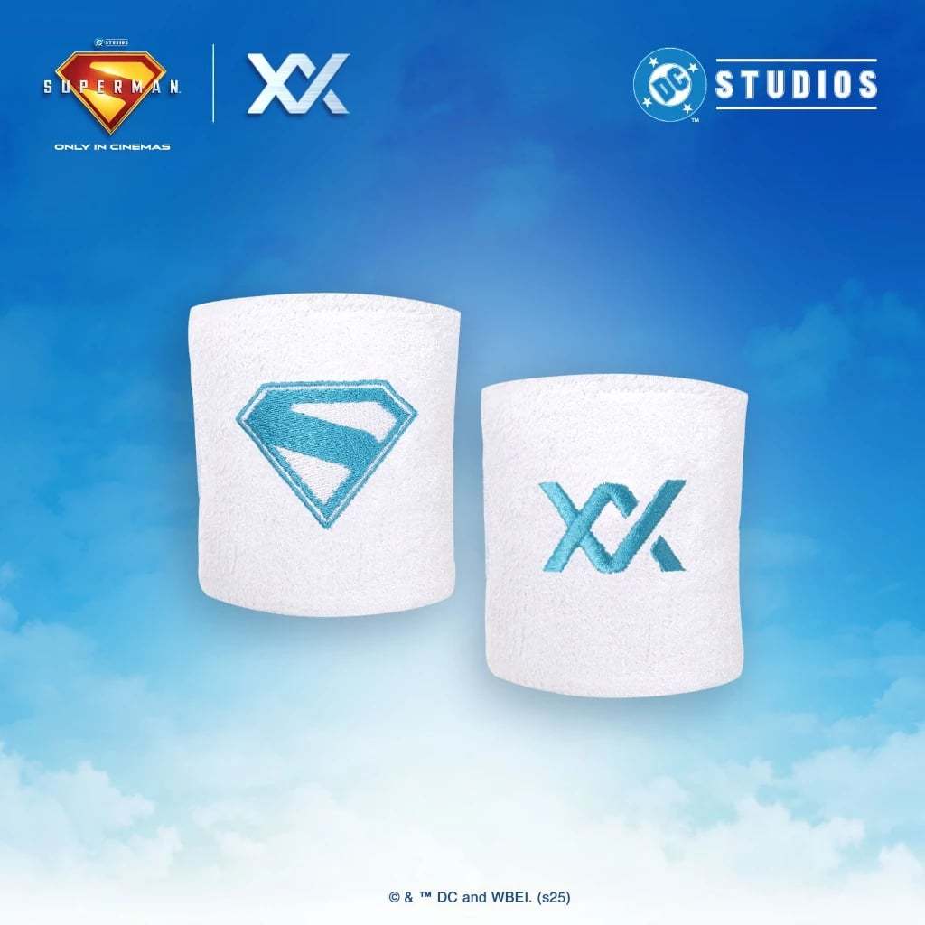 MAXX X SUPERMAN ผ้ารัดข้อมือ ช่วยดูดชับเหงื่อขณะออกกำลังกาย (สินค้าลิขสิทธิ์แท้ 100%)