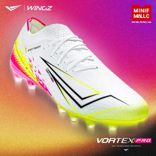รองเท้าสตั๊ด Wingz รุ่น Vortex Pro รองเท้าฟุตบอล อัปเปอร์ผ้า Knit Touch กระชับเท้า น้ำหนักเบา สวมใส่สบาย