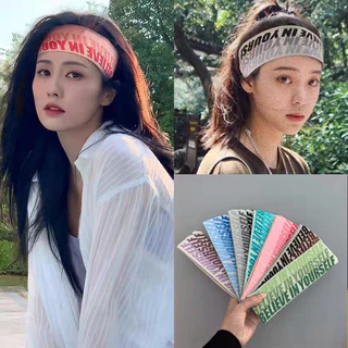 ราคาพิเศษลดล้างสต็อก แถบคาดศีรษะกล่องปริศนา ลายสุ่มหลากหลาย ผ้านิตติ้ง ระบายอากาศดี ใส่ได้ทุกสไตล์