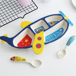 เซ็ทชามข้าวเด็ก 3 ชิ้น 🥣  มีช่องแบ่งอาหาร สามารถใส่อารหารได้…