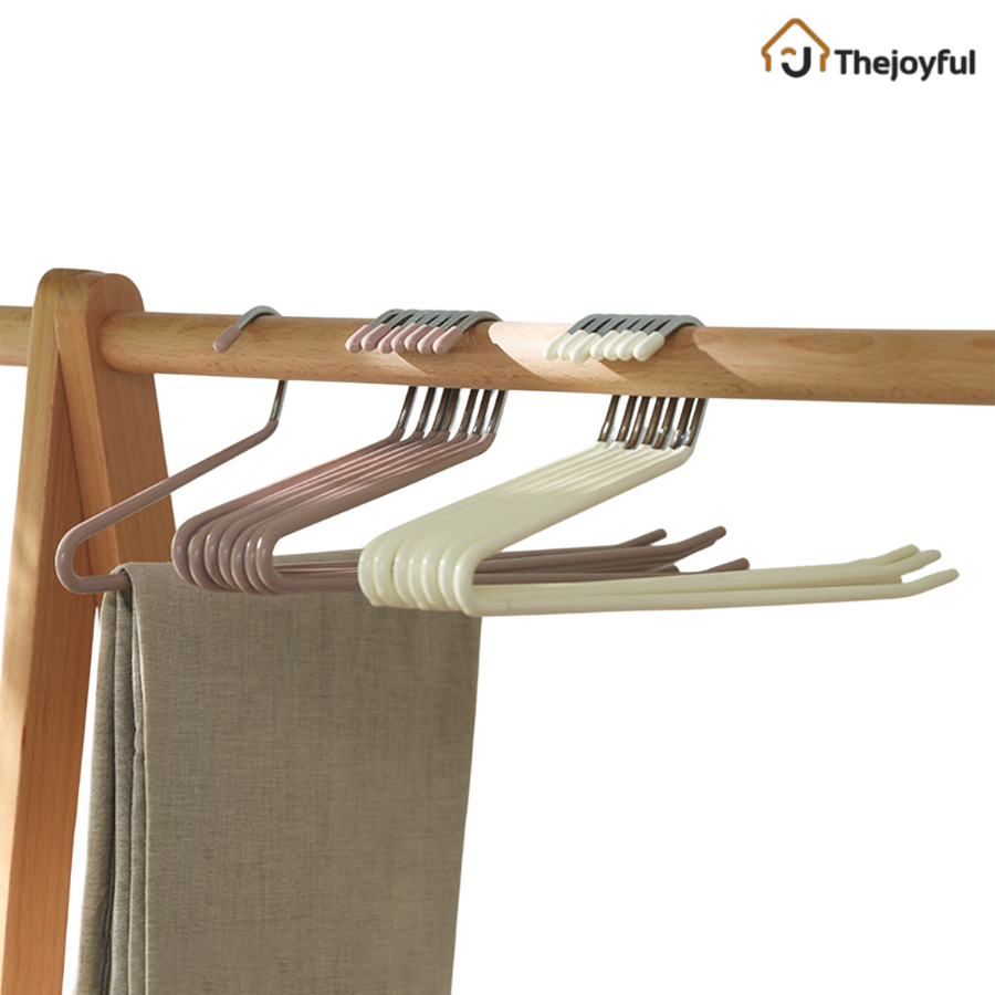 Thejoyful ไม้แขวนกางเกงรูปทรงห่าน ไม้แขวนเสื้อ hanger 5ชิ้น 10ชิ้น แข็งแรง จัดเก็บสะดวก