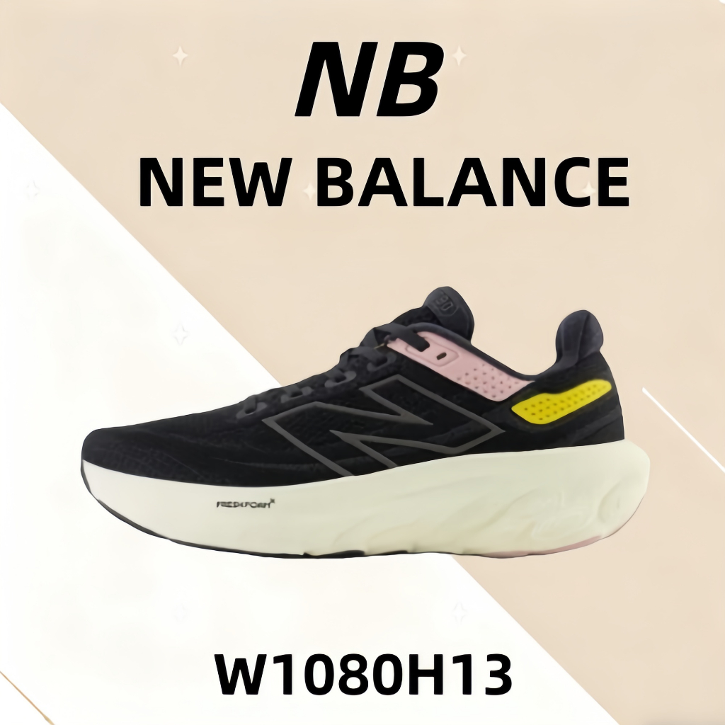 💗ของแท้รับประกัน100%💥 New Balance Fresh Foam X1080v13  W1080H13 Outdoor commuting running casual sho