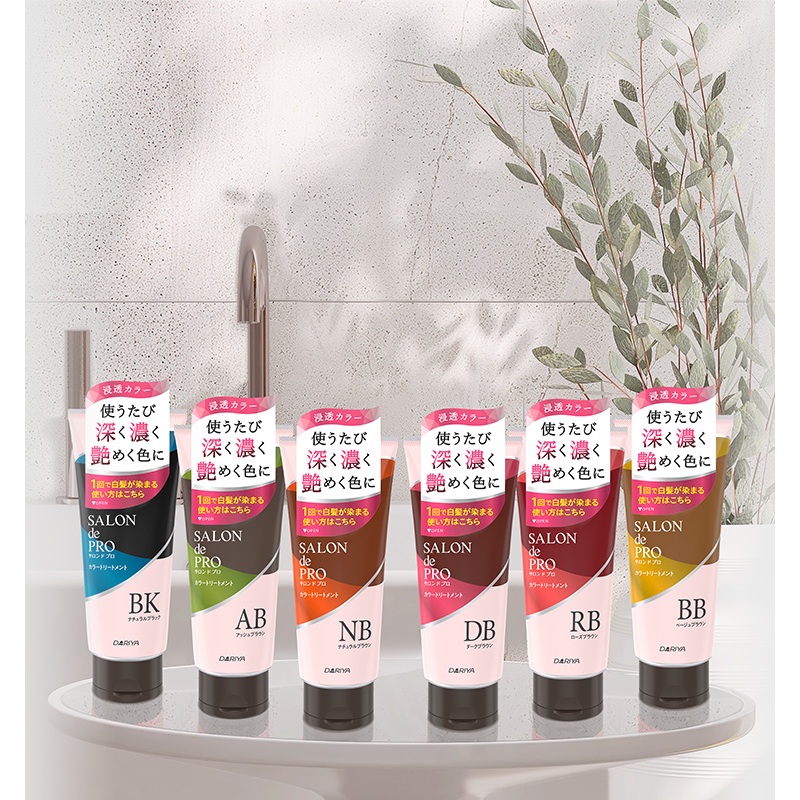 SALON de PRO Dressy Color Treatment / ซาลอน เดอ โปร คัลเลอร์ ทรีทเม้นท์ (ทรีทเม้นท์เปลี่ยนสีผม/ปิดผมขาว) สูตรใหม่