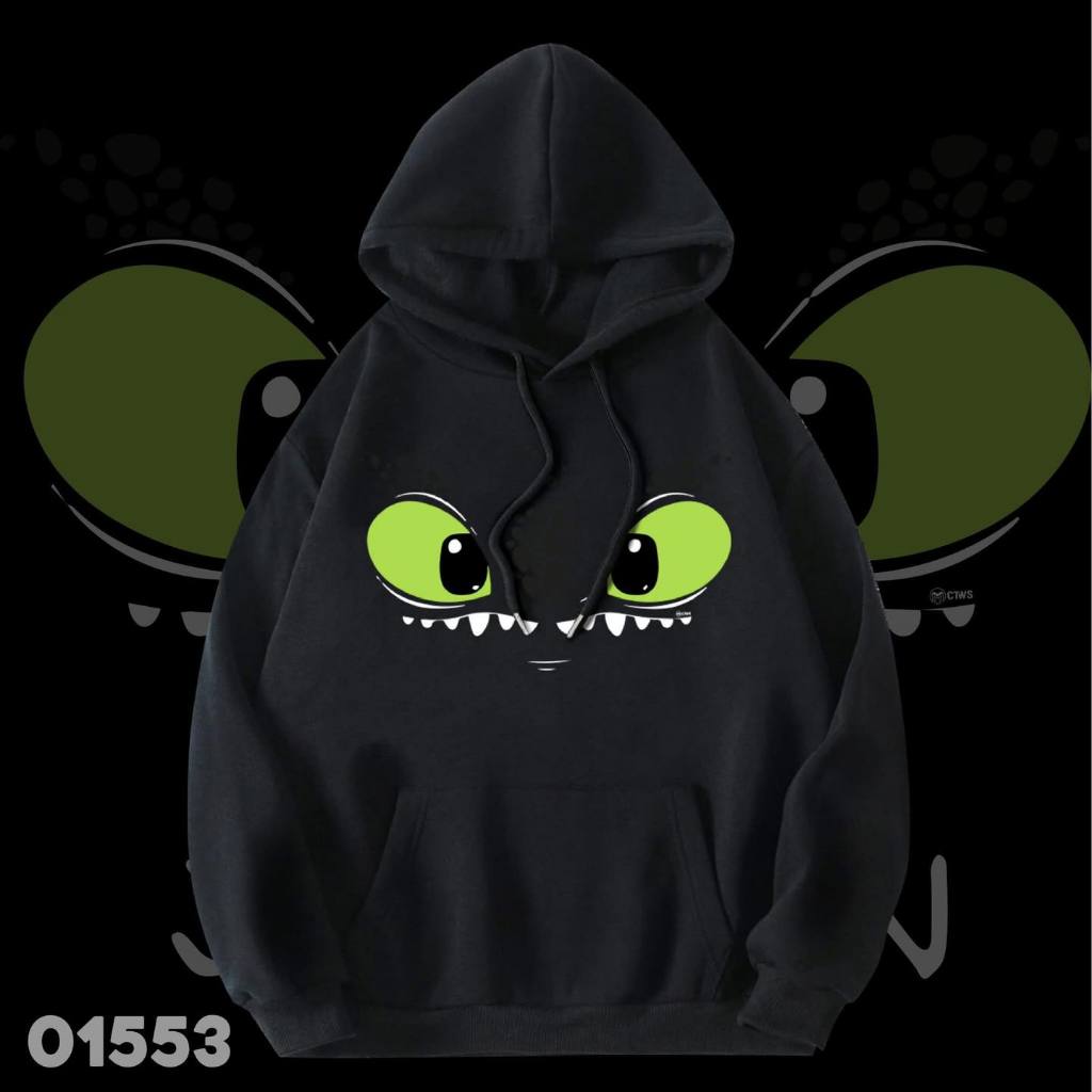 Hoodie เจ้าเวหาสีนิล เขี้ยวกุด 🖤🦇 #จัดส่งฟร แฟชั่นพิมพ์เสื้อกีฬาี   ไม่มีการหดตัวหรือริ้วรอย ระบายอากาศได้สวมใส่