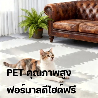 [60 * 60 * 2 ซม.] แผ่นรองพื้นโฟมสำหรับสัตว์เลี้ยงหนาขึ้นแผ่นรองพื้นแบบไม่มีกลิ่นแปลก ๆ รู้สึกสบายและกันน้ำ
