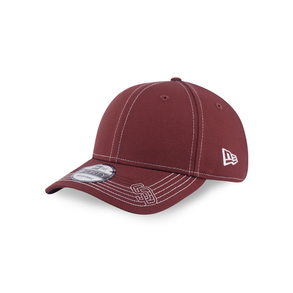 New Era หมวกรุ่น San Diego Padres Mlb Contrast Stitching Deep Auburn Brown 9Forty Cap