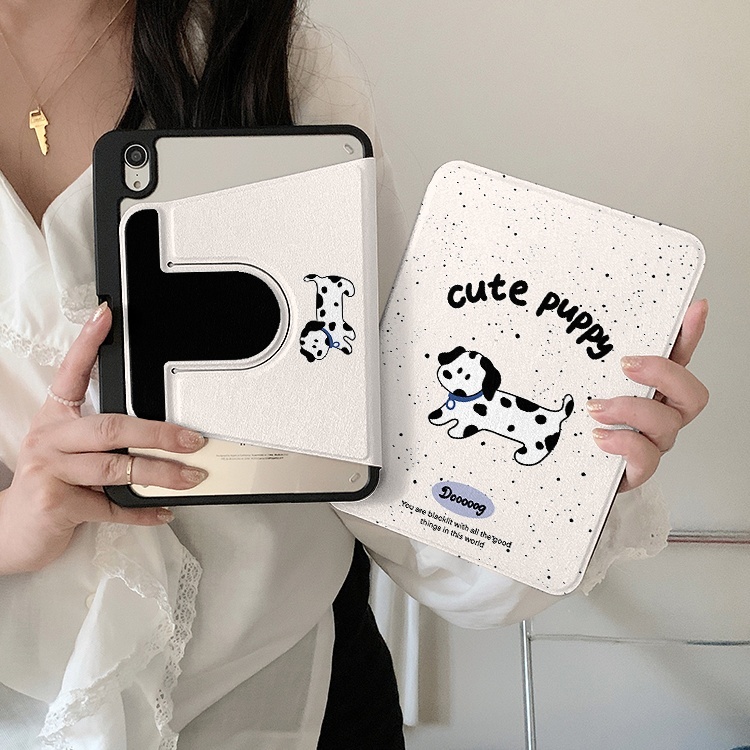 🚚พร้อมส่ง🚚เคส Samsung Galaxy Tab S10+ S9 FE S10 FE S8 ลูกสุนัข มีที่ใส่ปากกา A9 S9 FE+ A9+ S9 S7 FE