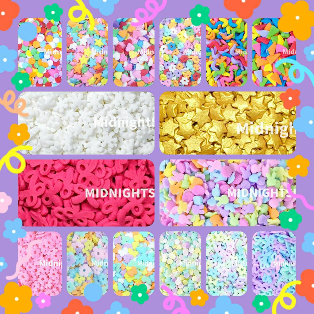 พร้อมส่ง🇹🇭 Sprinkles สปริงเคิล[1] น้ำตาลตกแต่งขนม น้ำตาลแต่งเค้ก กินได้ เทศกาลอีสเตอร์ แบ่งขาย 25/100 กรัม
