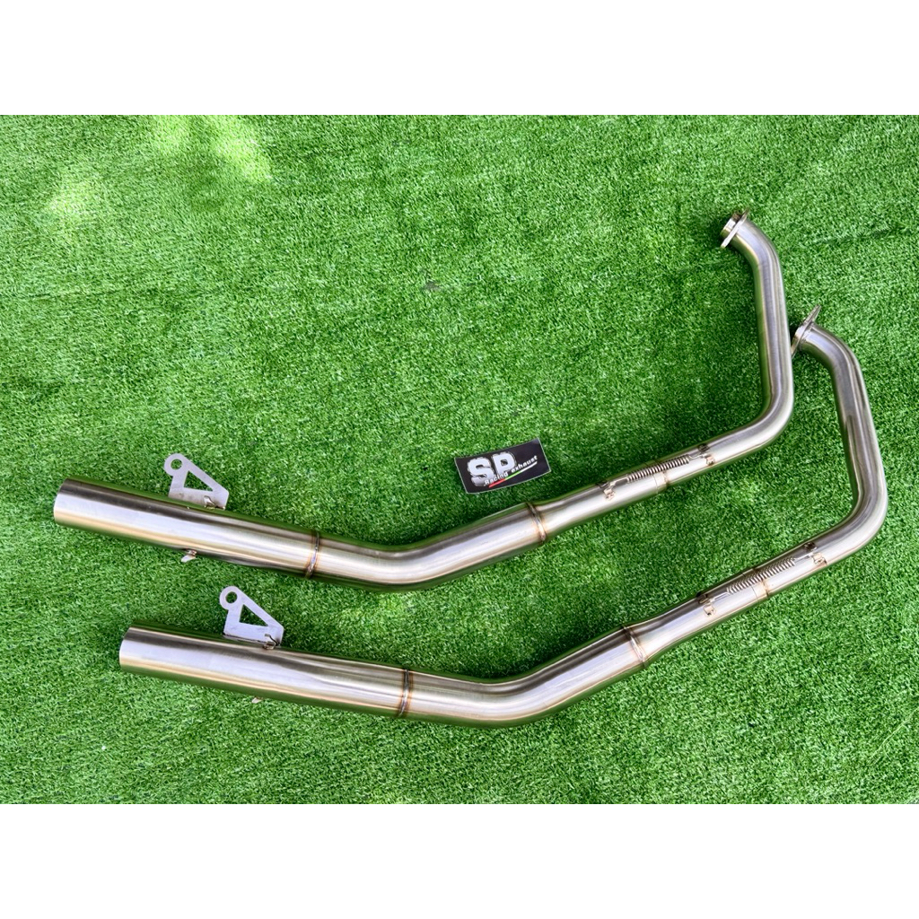 คอท่อR15 mt15 ทรงยาว สวม2.5 2.0