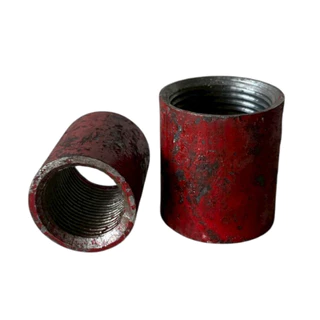 ข้อต่อตรงสตีมแดง เกลียวใน ขนาด1/4" - 1.1/2" ข้อต่อสตีมแดง เชื่อมได้ เหล็กเหนียว COUPLING SCREWED STEAM THREADS