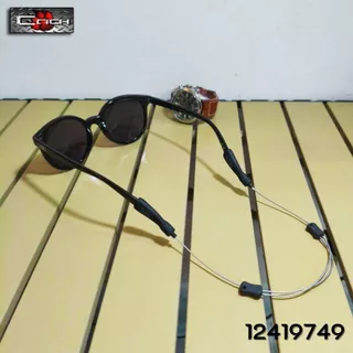 สายคล้องแว่น Chums รุ่น Tideline Adjustable สายสแตนเลส ปรับสั้นยาว เปลี่ยนหัวเสียบได้ 2 ชุด Made in U.S.A. พร้อมส่ง!!