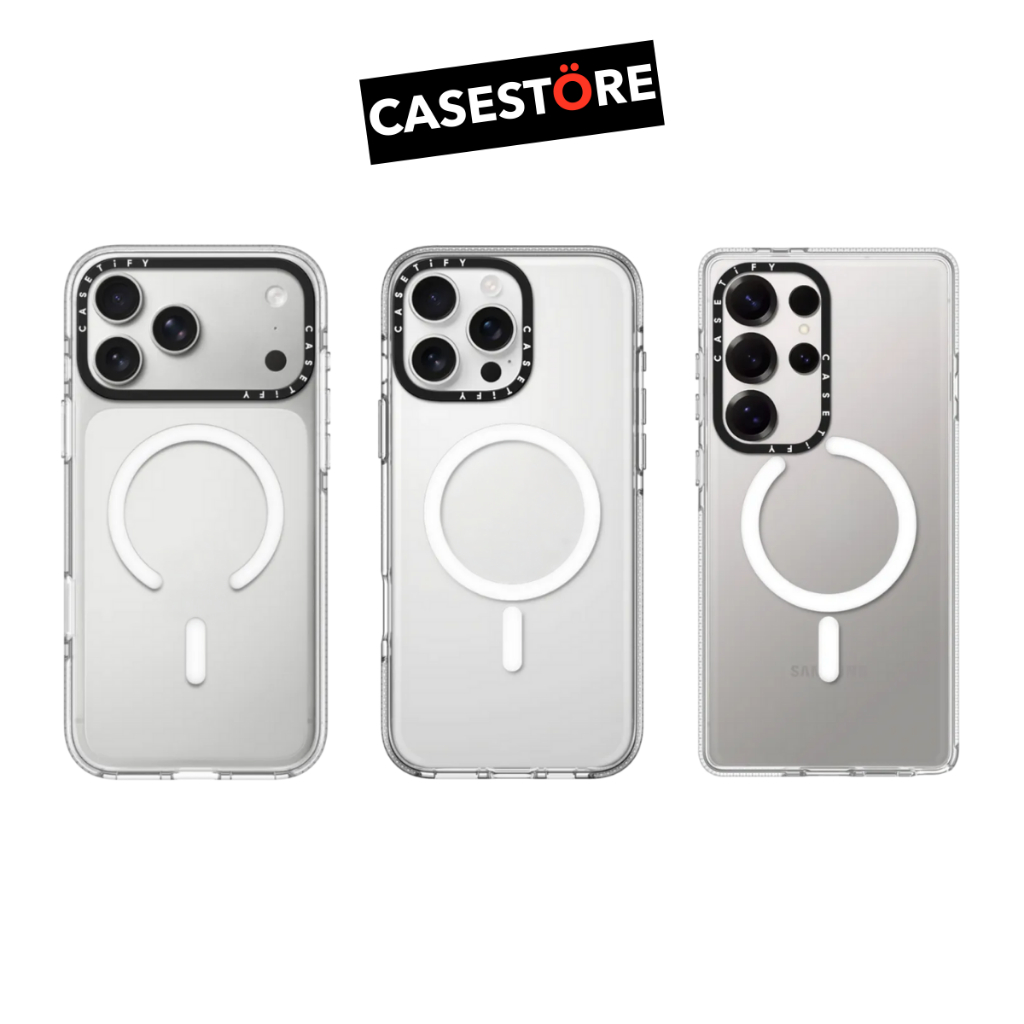 (พร้อมส่ง) CASETiFY Clear Case เคสใส รองรับ MagS. | ของแท้