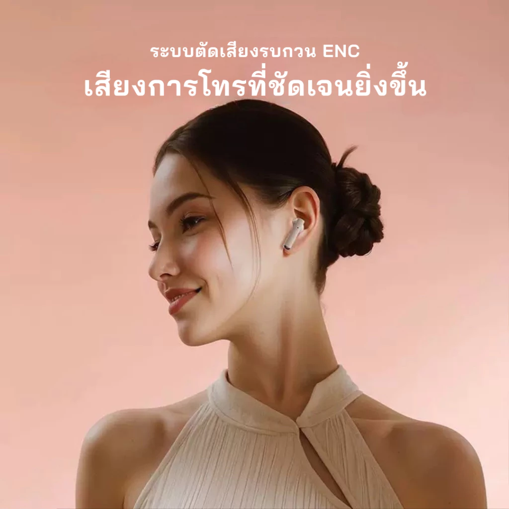 TWS หูฟัง Bluetooth 5.4 HiFi ดีไซน์กล้องย้อนยุค thumbnail 8