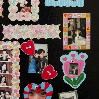 เฉพาะเฟรม หน่วยเป็น cm*amuse stuff-Lovely Magnet Frame — กรอบแม่เหล็กใส่รูปสุดคิ้วท์