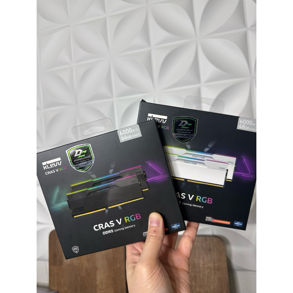 พร้อมส่ง มือ1 Ram Klevv 32Gb/6400mhz | 48Gb/6000mhz | 64Gb/6000mhz | 48Gb/7200-7400mhz ROG ประกันศูน