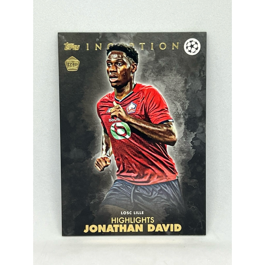 การ์ดฟุตบอล Topps Inception 2021 - 2022 Jonathan David (RC) Base
