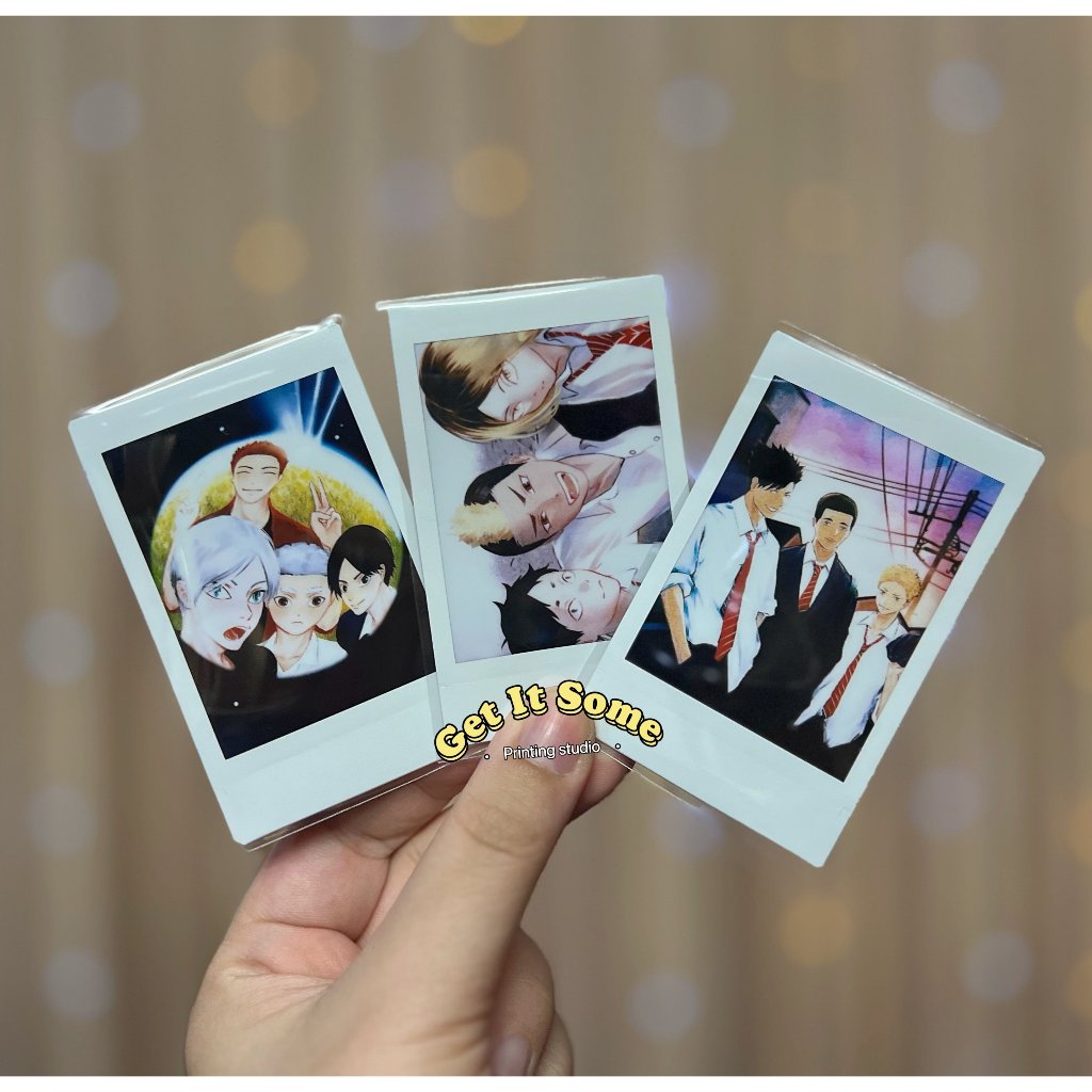 ꔛ ส่งด่วน :: พิมพ์โพลารอยด์ตามแบบ ฟิล์มแท้ fuji film mini ใส่ซองใสให้ทุกใบ กันน้