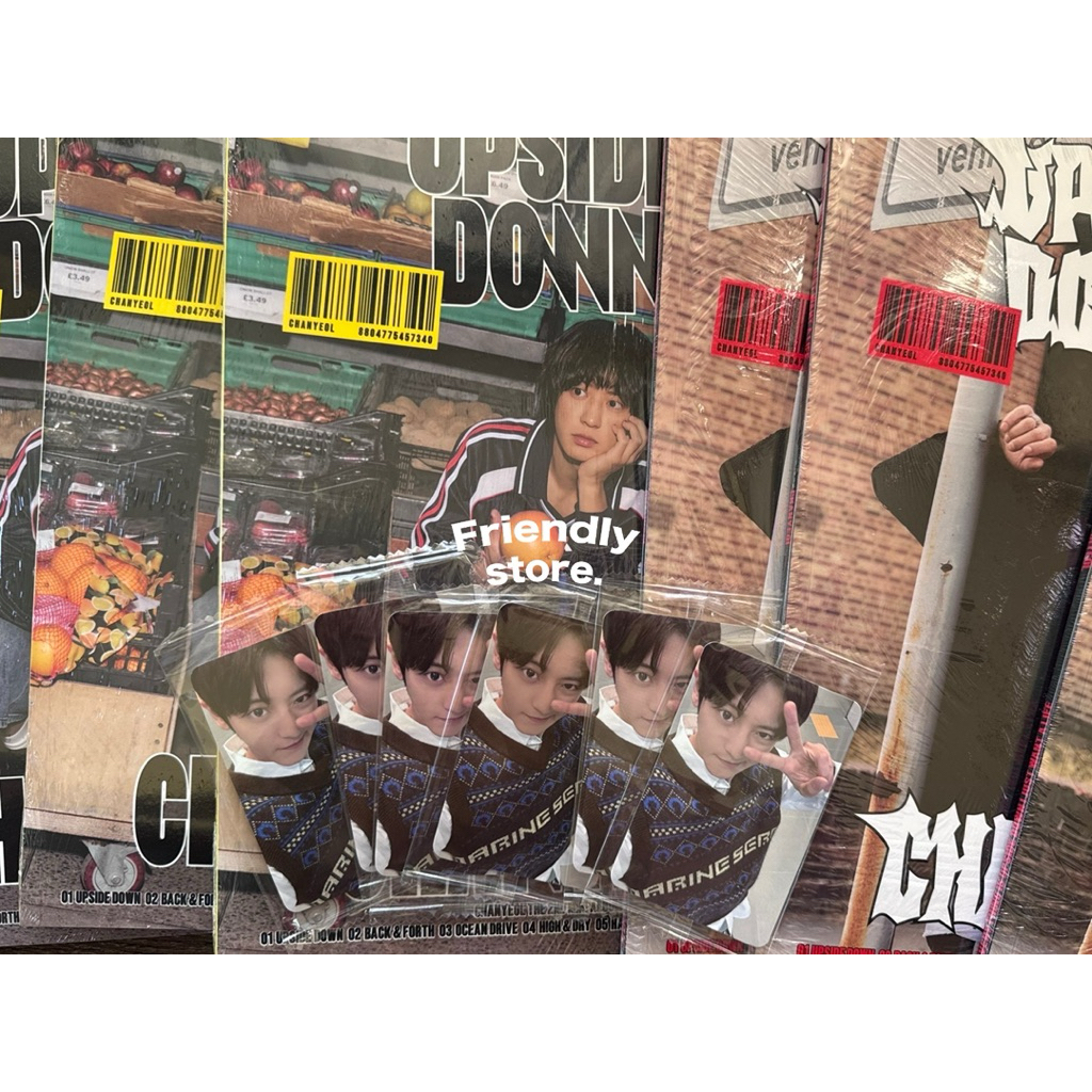 (พร้อมส่ง จัดส่งหลังปีใหม่ 2/1/2026) chanyeol - upside down รอบไซน์ ktown4u ได้การ์ดพิเศษ