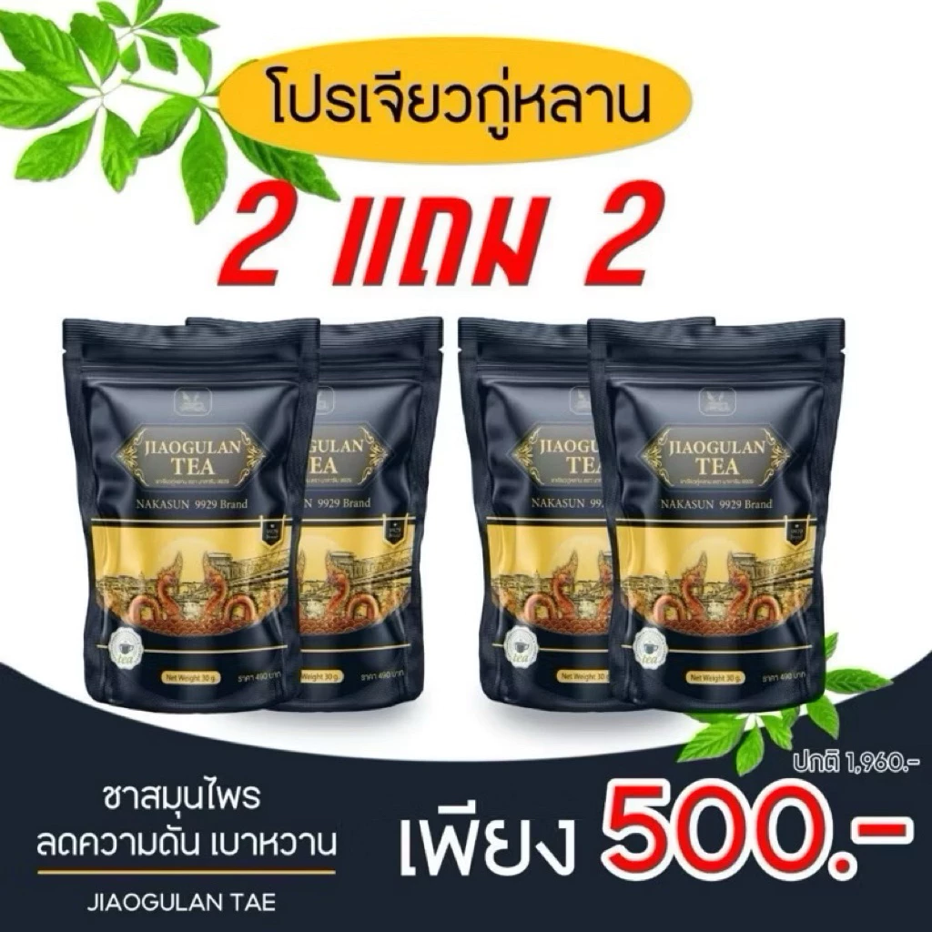 📍นาคาซัน ชาเจียวกู่หลาน แท้ ส่งไว NAKASUN -9929
