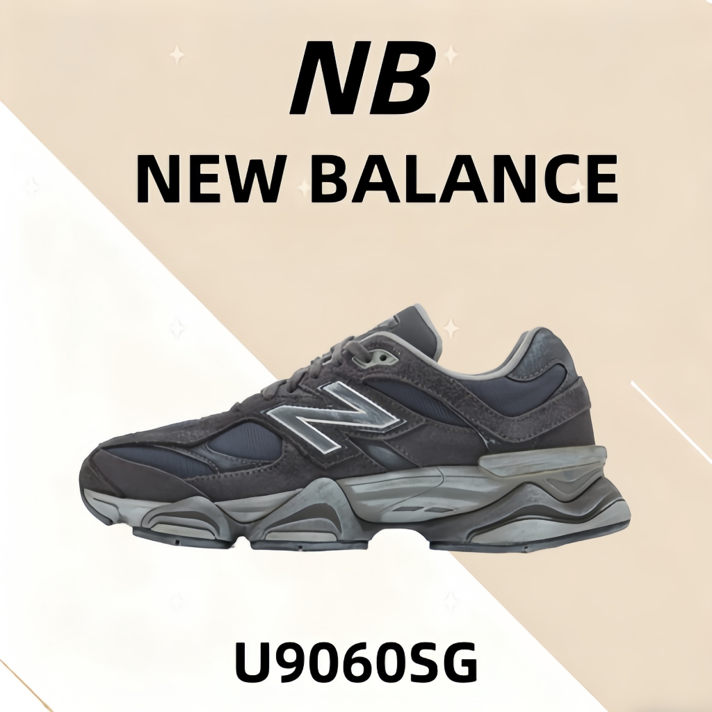 💗ของแท้รับประกัน100%💥 New Balance NB 9060  U9060SG Outdoor commuting running casual shoes