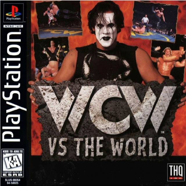 [PS1] WCW vs The World (1 DISC) เกมเพลวัน แผ่นก็อปปี้ไรท์ PS1 GAMES BURNED CD-R DISC