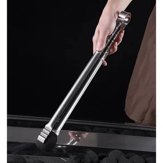 ที่คีบ สแตนเลส(รุ่นหนายาวพิเศษ)🔸ยาว 45cm คีบอาหาร , คีบถ่าน
