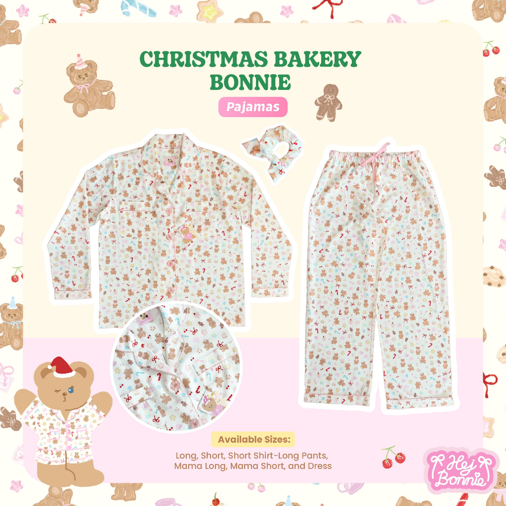 Christmas Bakery Bonnie Pajamas🎄| Hej Bonnie Official