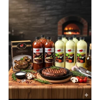 (ขายดี)​ซอสบาบีคิวสไปซี่ ซอสราดสเต็ก ขนาด 1000 ml