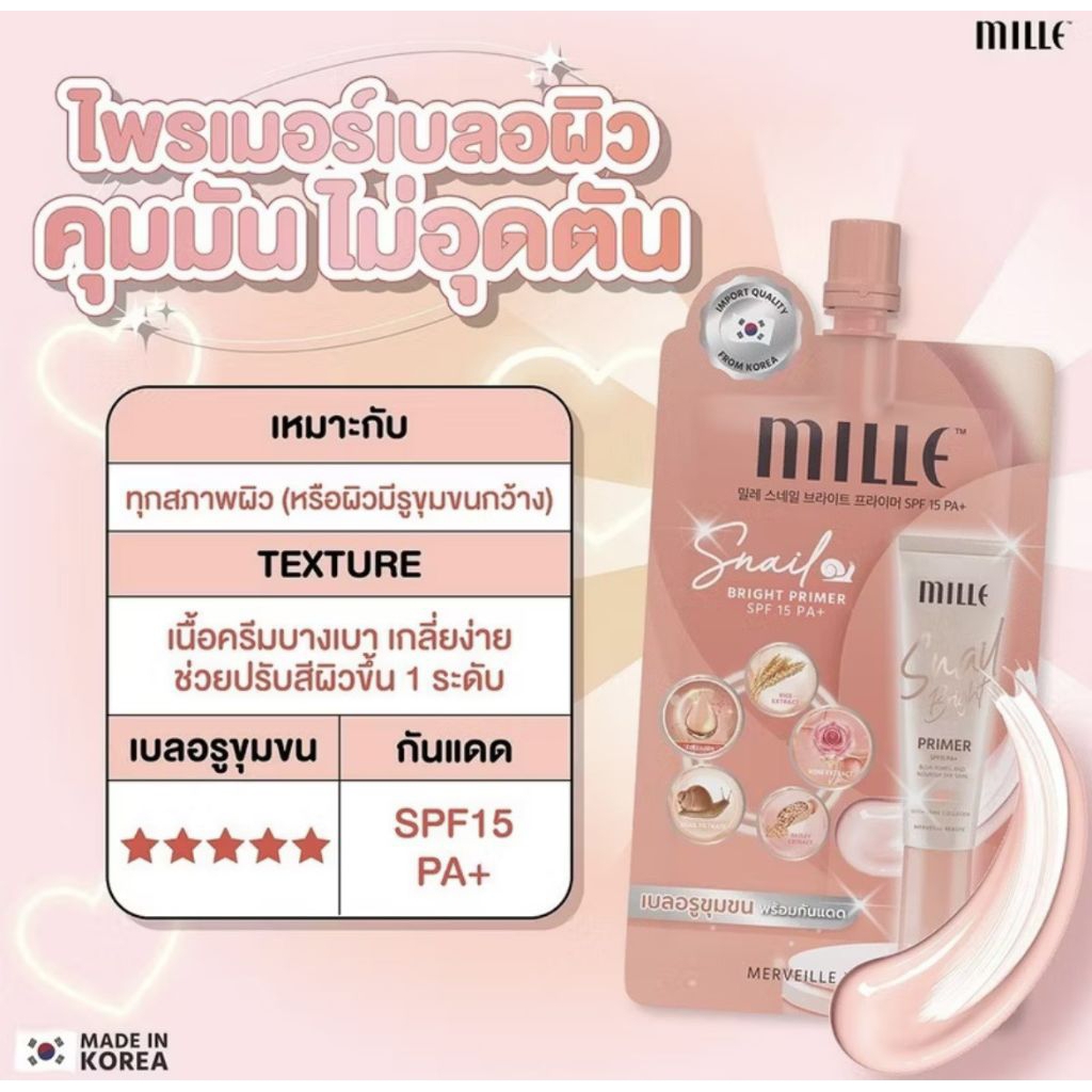 ราคาโปร ไพรเมอร์ mille (1ซอง)